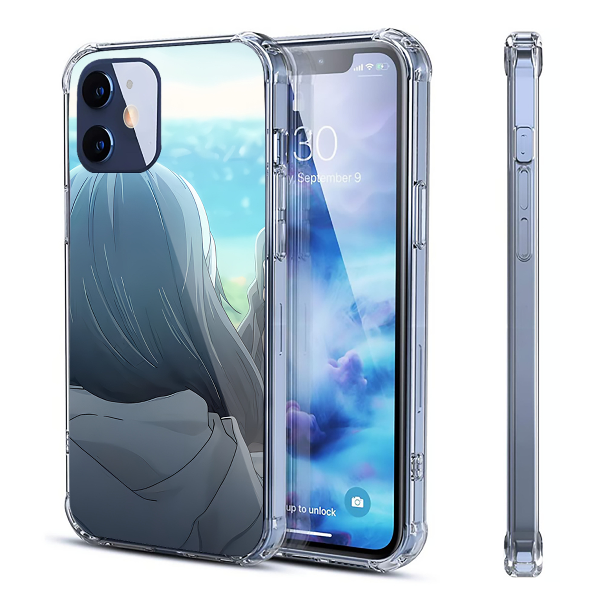 （画像用） SPY×FAMILY间谍家家酒 【iPhone 12シリーズ対応】透明スマホケース（クリアソフトケース）